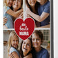 Fotocollage 3 Bilder Beste Mama mit roten Herz M0004 - meinleinwand.de