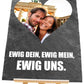 Schieferplatte mit Staffelei "Ewig Dein, Ewig Mein, Ewig Uns" M0015 - meinleinwand.de