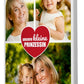 Fotocollage 3 Bilder kleine Prinzessin mit roten Herz M0038 - meinleinwand.de
