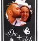 Schieferplatte mit Aufhängung "Du + Ich" personalisieren M0082 - meinleinwand.de