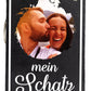 Schieferplatte mein Schatz mit Foto M0084 - meinleinwand.de