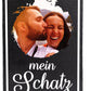 Schieferplatte mein Schatz mit Foto M0084 - meinleinwand.de