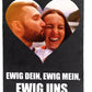 Schieferplatte mit Ewig uns und Herz Foto M0086 - meinleinwand.de