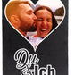 Schieferplatte Ich und Du mit Foto Herz M0092 - meinleinwand.de