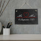 Schiefertafel Mr und Mrs und Datum Hochzeit M0145 - meinleinwand.de