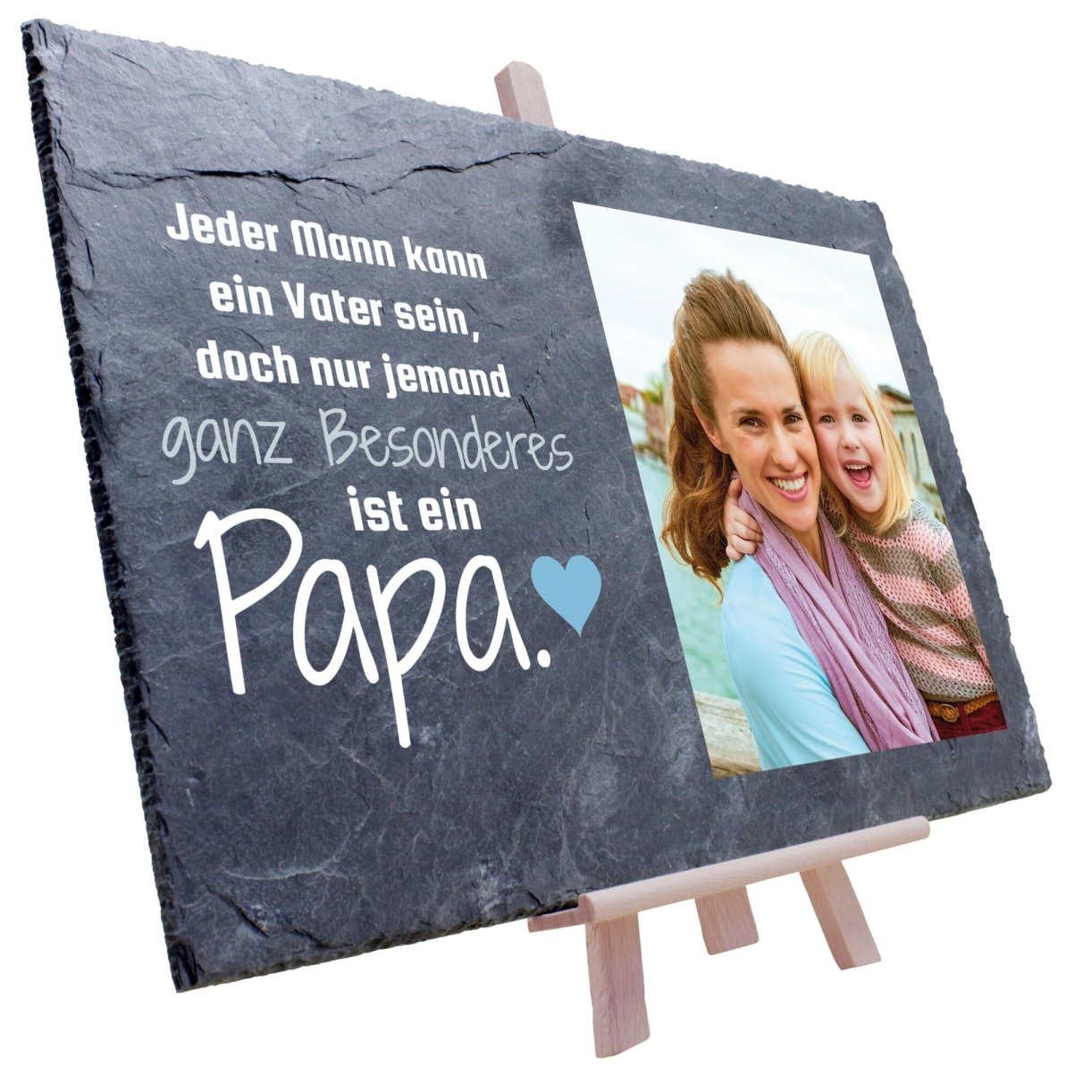 Schiefertafel Vatertag Papa Liebe M0163 - meinleinwand.de