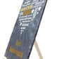 Schiefertafel Bester Opa Herz mit Eigenschaften und Namen M0212 - meinleinwand.de
