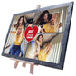 Schiefertafel Best Friends Forever Bildercollage 3 Bilder mit rotem Herz M0539 - meinleinwand.de