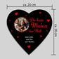 Schieferherz beste Mama der Welt mit Bild, Text, rote Herzen und Geschenkbox M0671 - meinleinwand.de