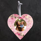 Acrylglasherz Ich liebe dich mit Blumen und Bild M0714 - meinleinwand.de
