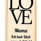Weinkiste LOVE Mama mit Spruch M0734 - meinleinwand.de