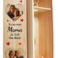 Weinkiste Beste Mama der Welt mit Foto Herzen und Namen M0751 - meinleinwand.de