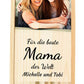 Weinkiste Beste Mama mit 2 Bildern und individuellen Namen M0757 - meinleinwand.de